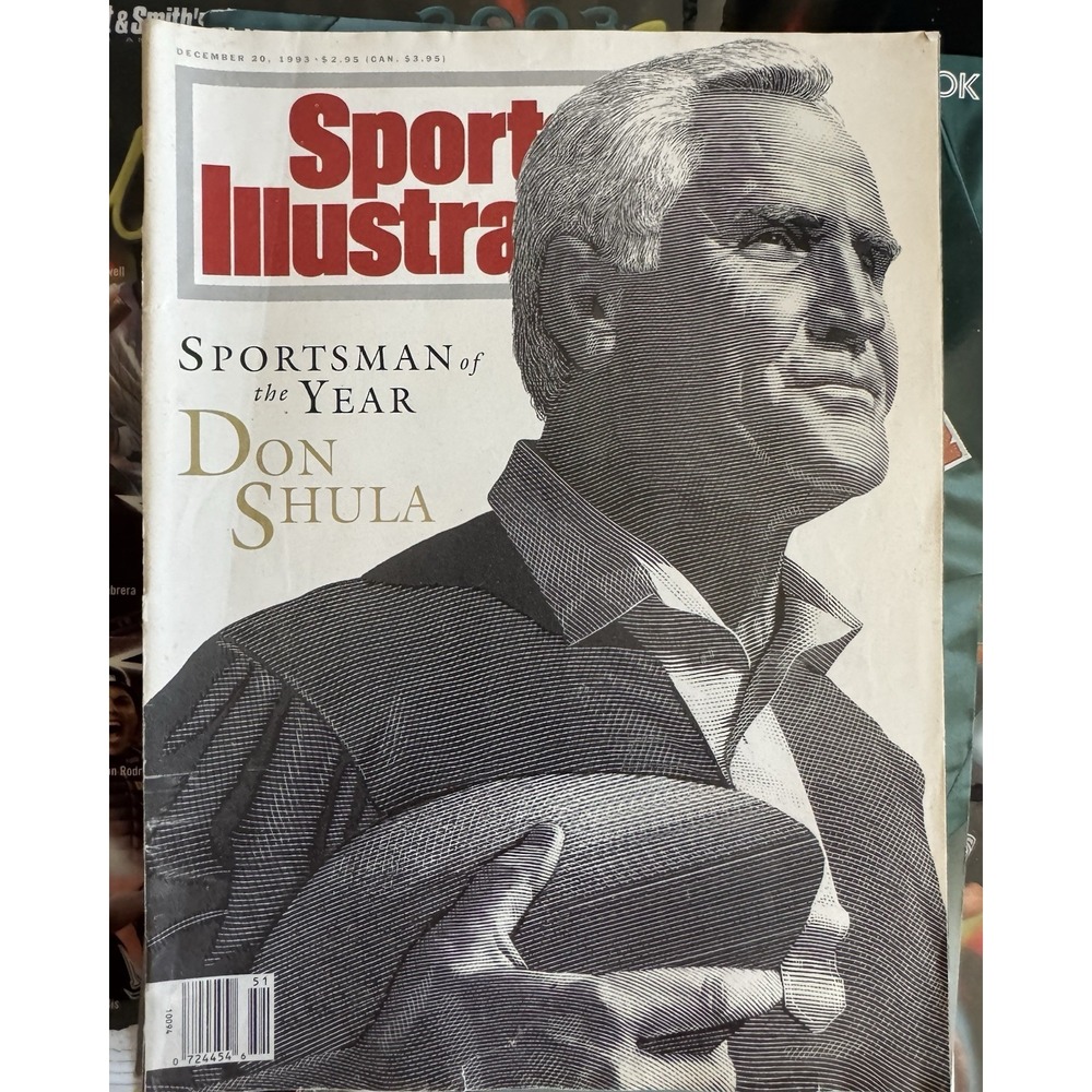 1993 DON SHULA MIAMI DOLPHINS COACH NO LABEL Sports Illustrated Magazine